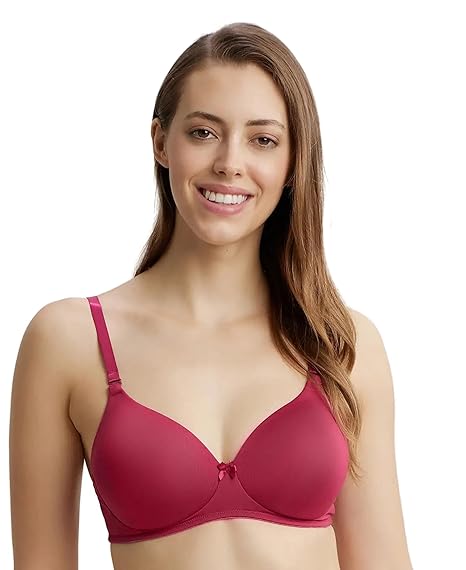 Jockey 1819 Women’s Padded Wirefree T-Shirt Bra – Full Coverage with Magic Under Cup